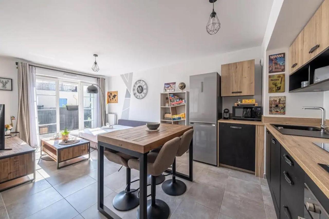 F2 Cozy Pour 4 Proche Disneyland - Fairytale Factory Villeneuve-Saint-Denis 外观 照片